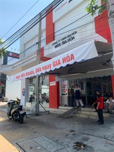 Mái hiên di động chữ A cho sân vườn, trường học bền đẹp, giá tốt